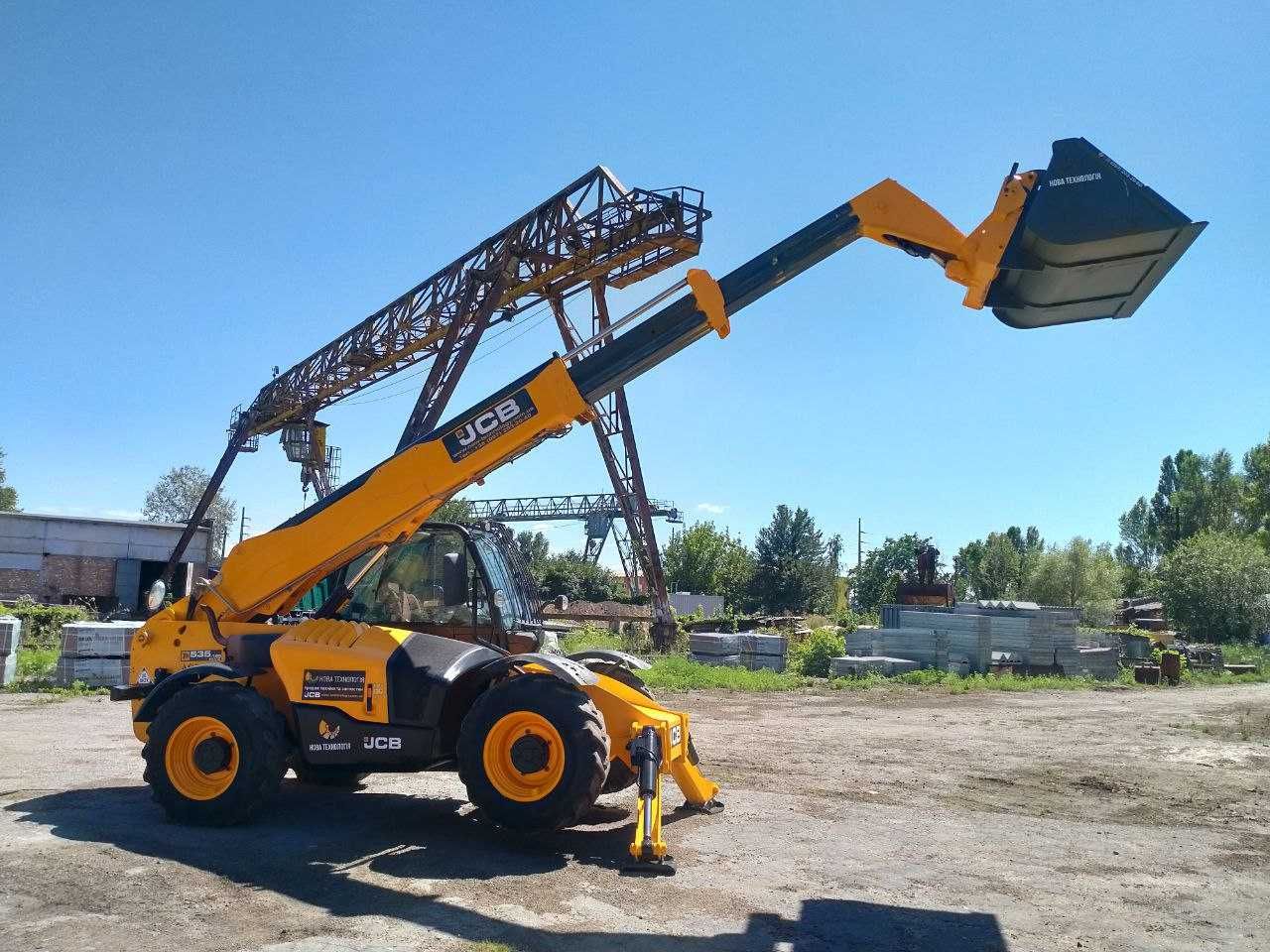 Послуги з оренди телескопічного навантажувача JCB 1400грн/год.