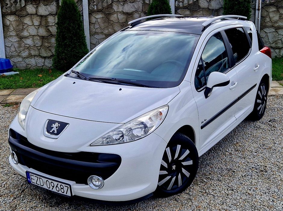 Śliczny Peugeot 207sw Panorama 1.6HDI Zamiana też