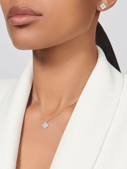 Пусеты van cleef sweet сережки