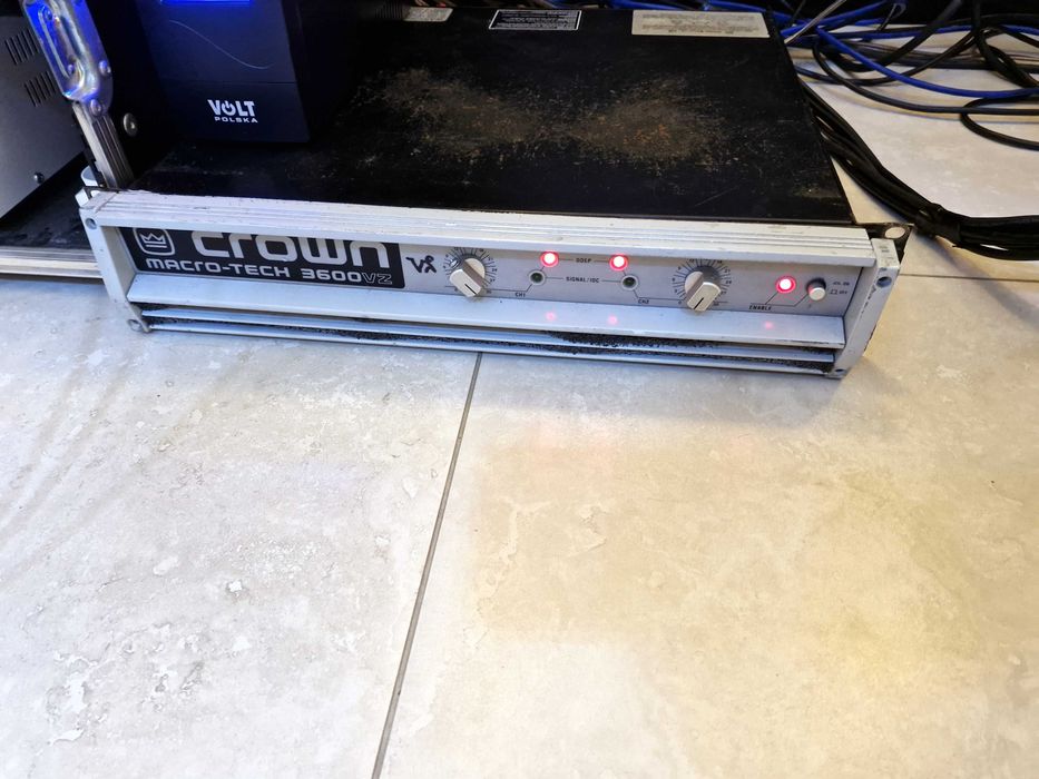 Crown Macro-Tech 3600VZ końcówka mocy, wzmacniacz, nagłośnienie