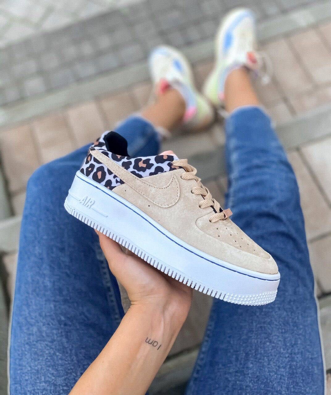 Кросівки кеди Nike Air Force Leopard Аір форси 37(23,5 см)