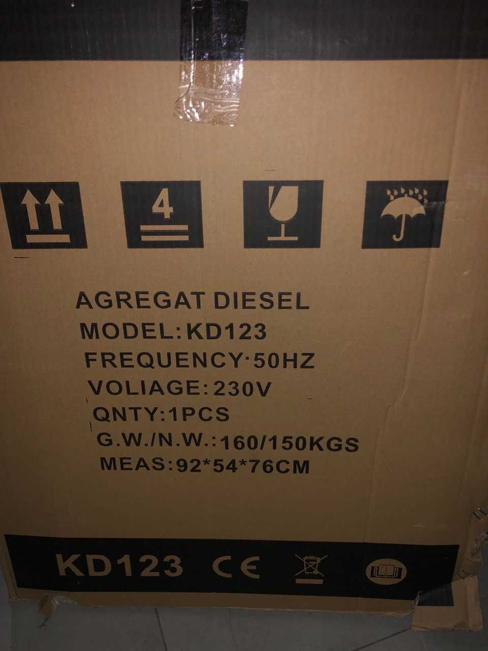 продам генератор Kraft&Dele KD123