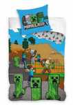 Minecraft pościel bawełniana 160x200 dla dziecka młodzieżowa Creeper