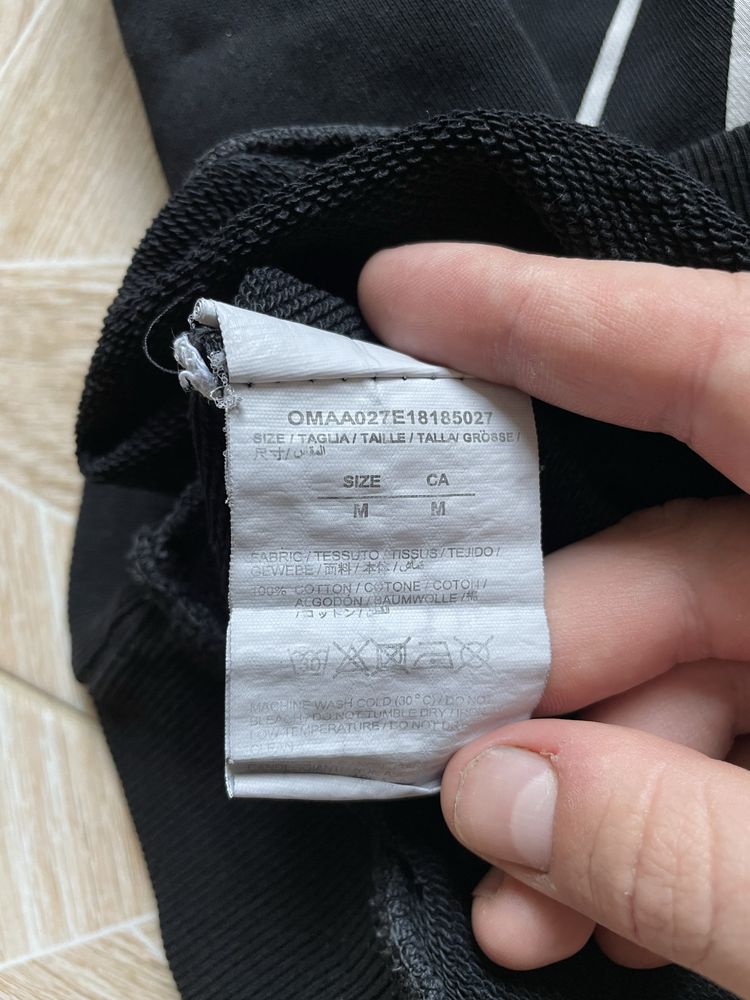 Свитшот Off White Big Logo 3D Graphic Black