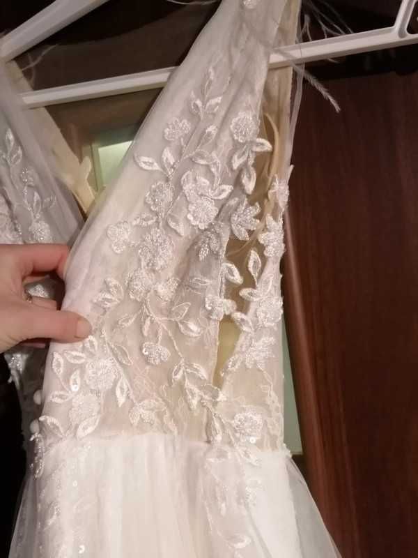 Suknia ślubna rozm. XS