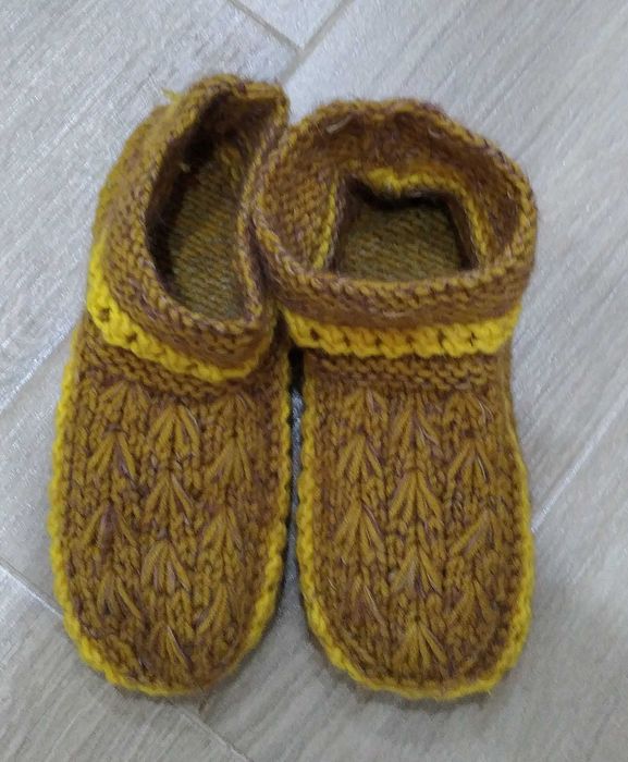 В'язані тапочки ручної роботи 36-41рр.