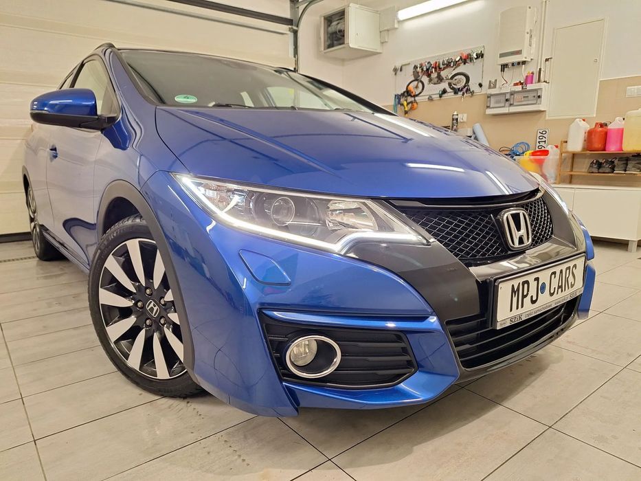 Honda Civic 1.8 i-vtec 133 tys km navi camera xenon led stan salonowy