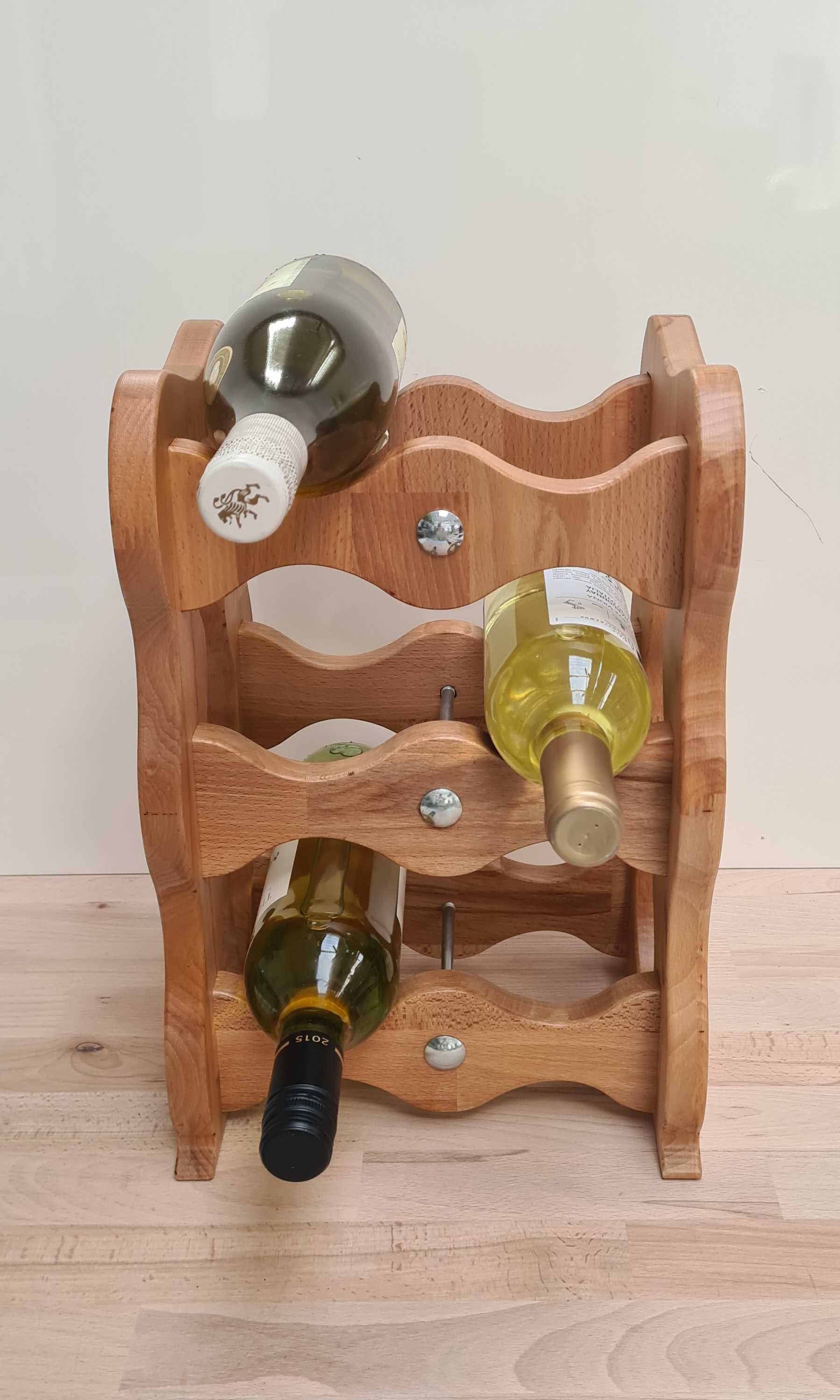 Stojak na wino - drewno x6