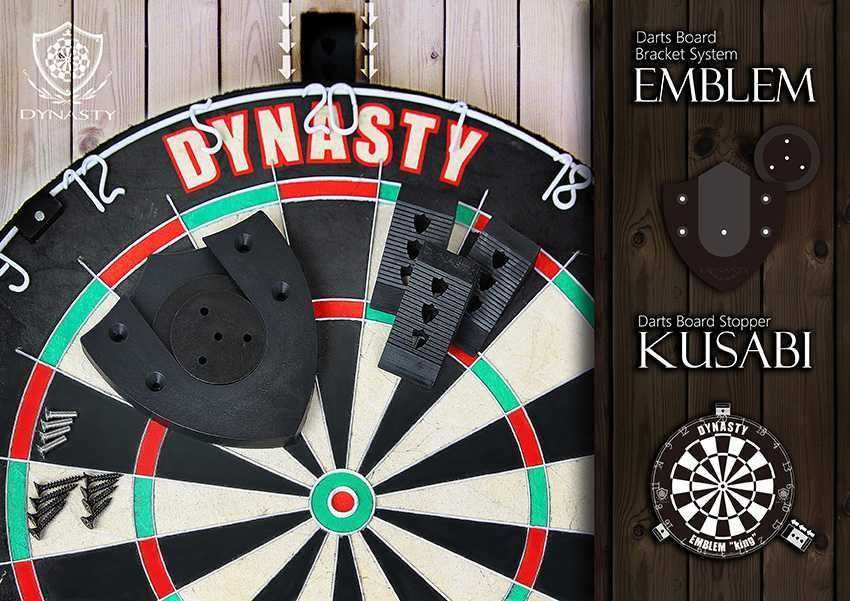 Dart kliny stabilizacyjne do tarczy (winmau, target Red dragon)