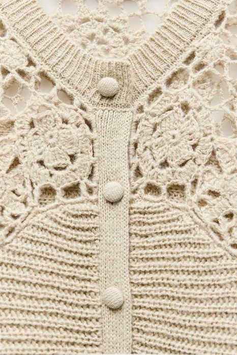 Sweter ażurowy  Zara  M