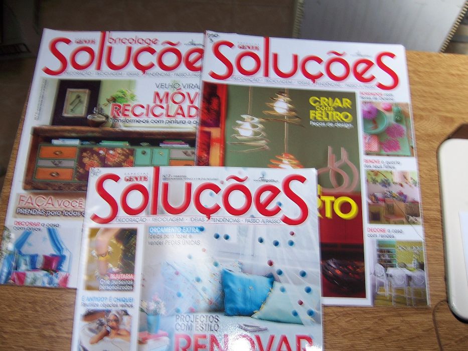 3 revistas Ideias e 3 revistas Soluções