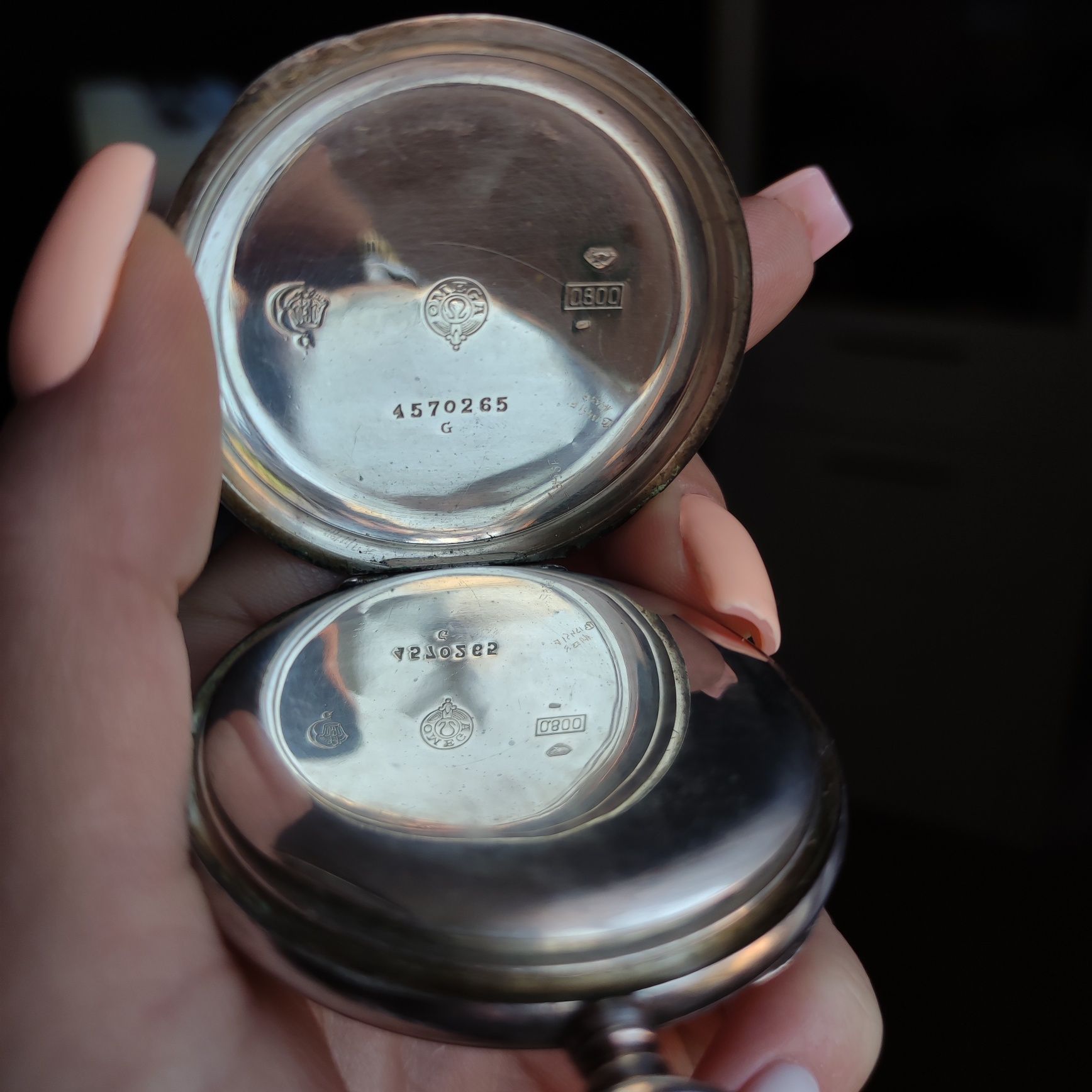 Omega  kieszonkowy zegarek vintage nakręcany prezent dla kolekcjonera