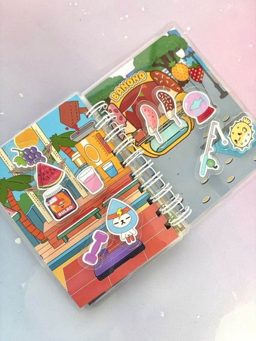 Mini album na rzepy toca boca lato, avatar, labubu, gry na rzepy