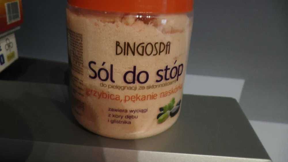 Sól d/stóp grzybica pękanie między palcami BingoSpa