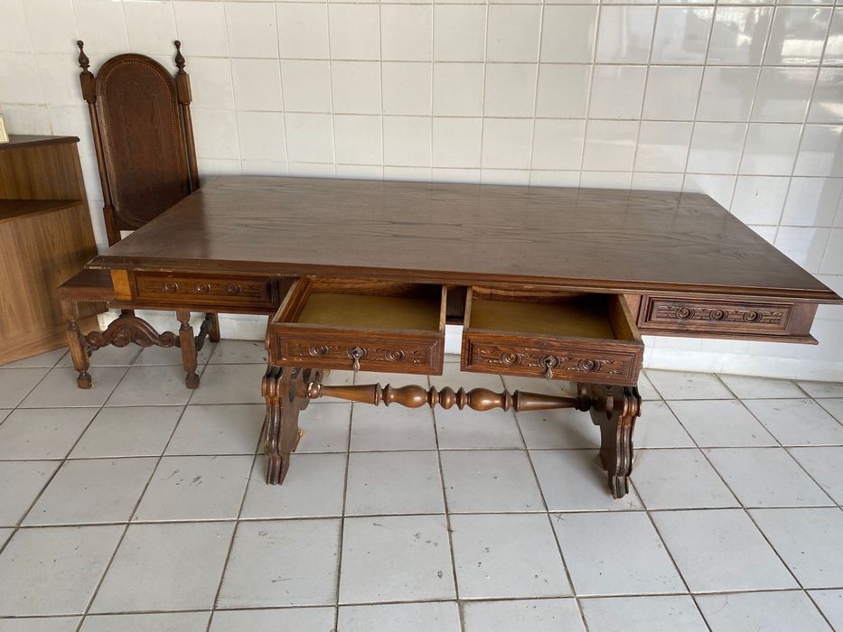 Mesa carvalho 1,00 x 2,00m