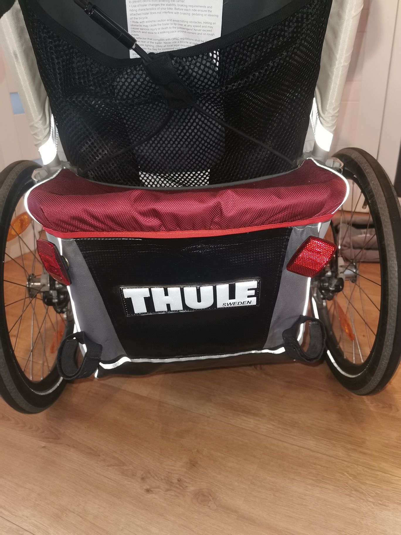 Thule chariot cx1 przyczepka rowerowa/biegowa/wózek bogaty zestaw