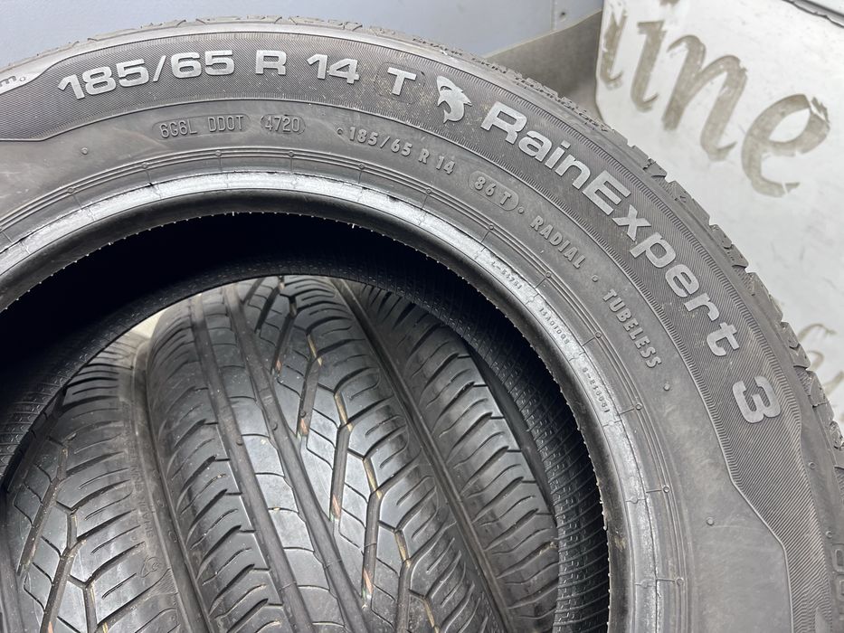 Шини 7.5мм літо як Нові 185 65 R14 Uniroyal Rain Expert 3 літні