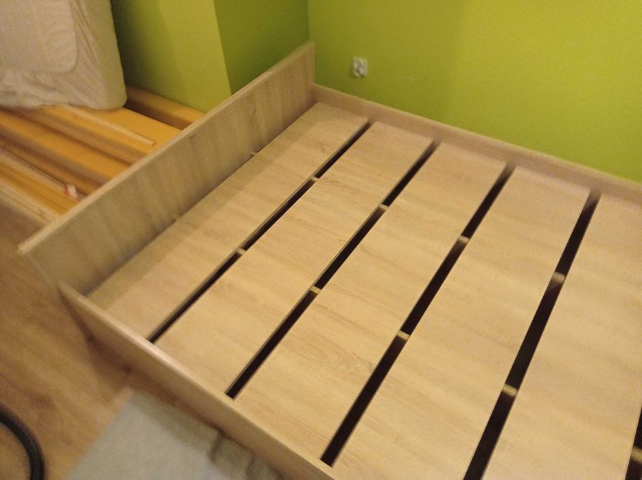 Rama łóżka EVETOFTE 160x200 dąb