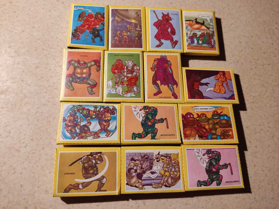 Guma do żucia Turtles Żółwie Ninja. Lata 90.Unikat