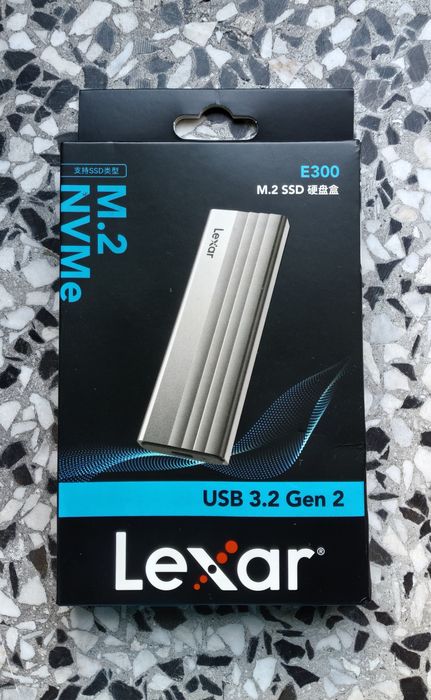 Obudowa SSD LEXAR E300 M.2 NVMe USB-C  - Nowa!