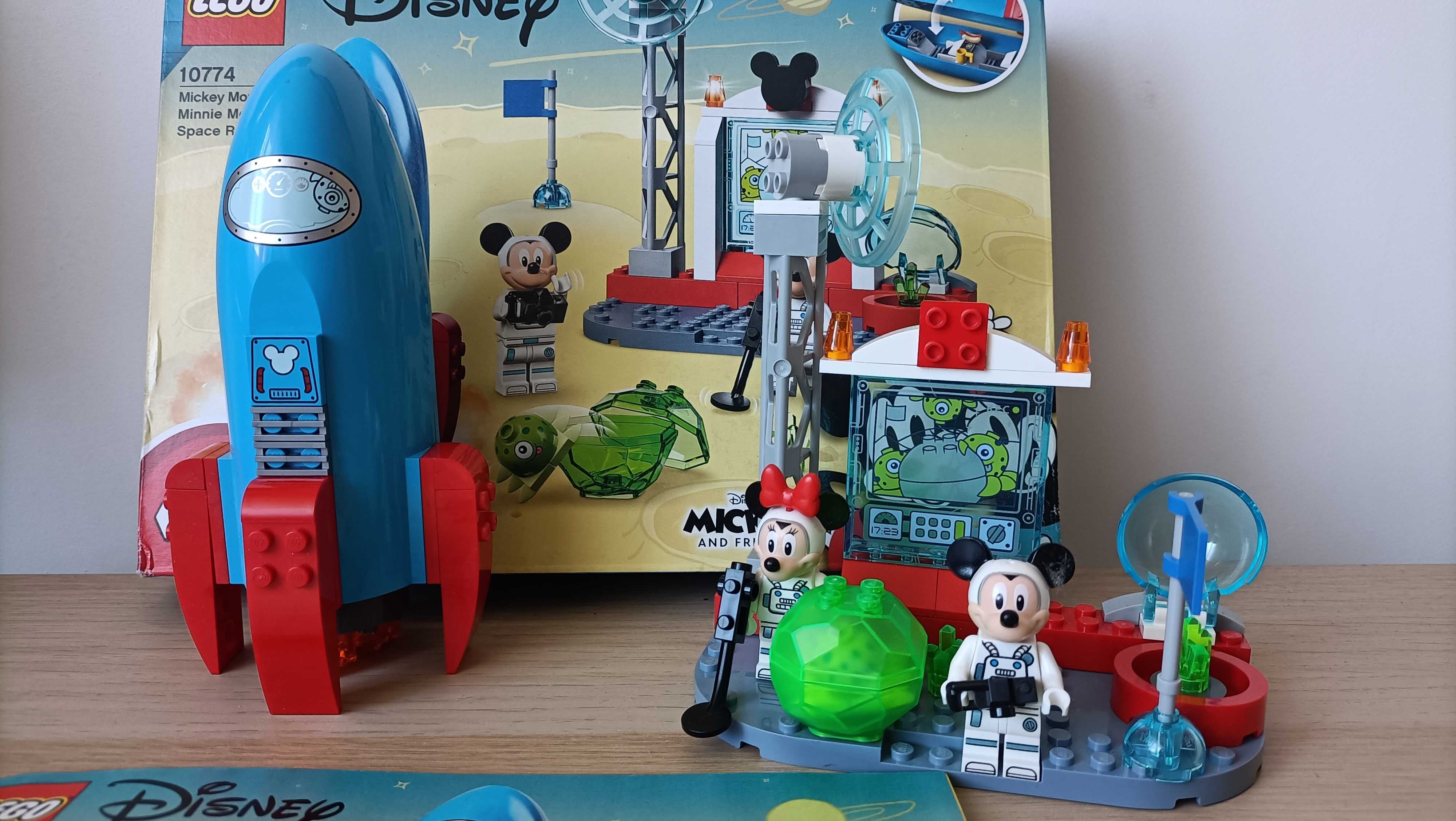 LEGO 10774 Disney Kosmiczna rakieta Myszki Miki Pudełko + Instrukcje