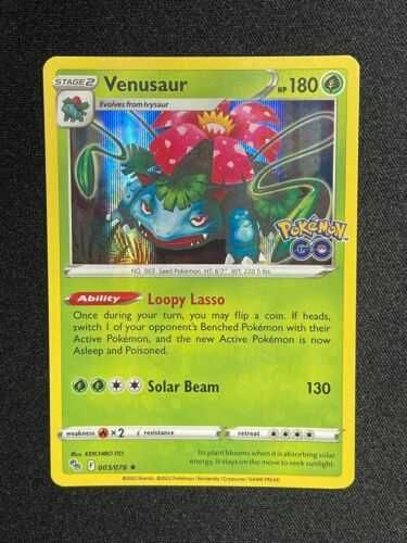 Carta Pokémon GO Venusaur 03/78