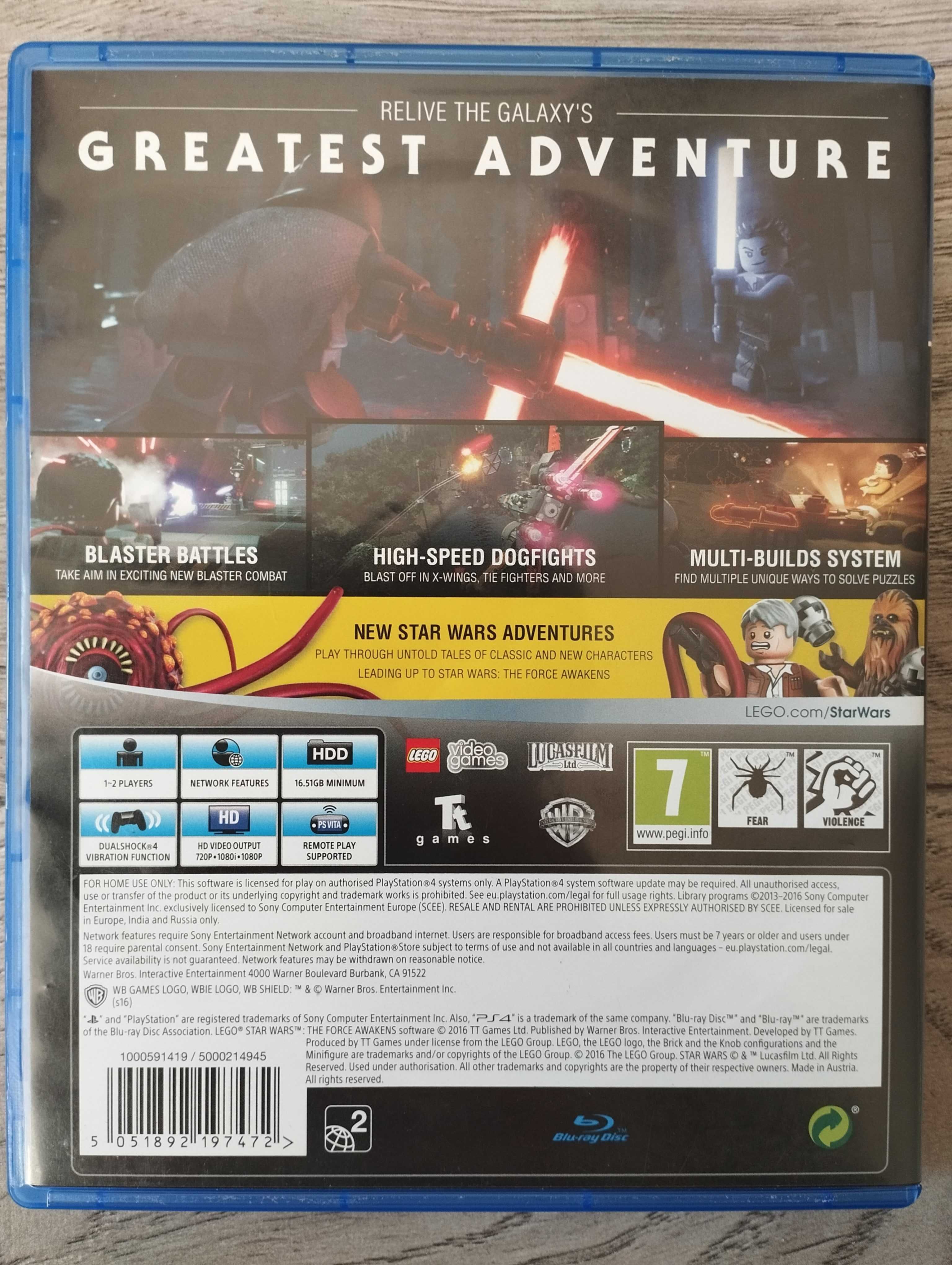 Gra Lego Star Wars Przebudzenie Mocy Polska Wersja PS4/PS5 Playstation