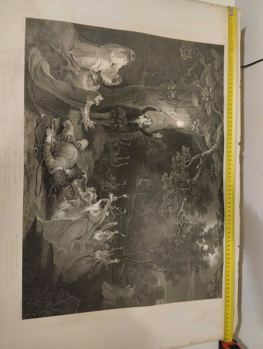 Gravura antiga., ano 1795.