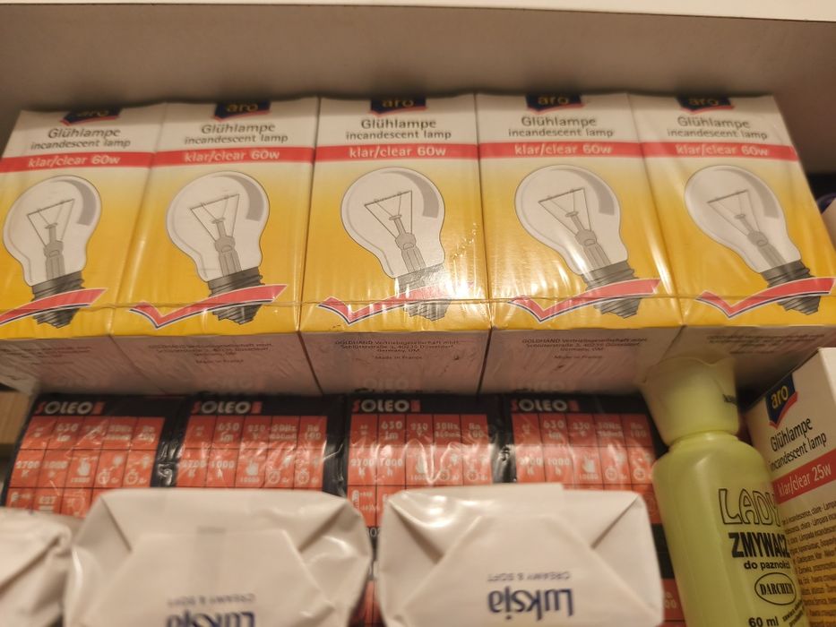 Żarówka tradycyjna e 27 60 watt duży gwint