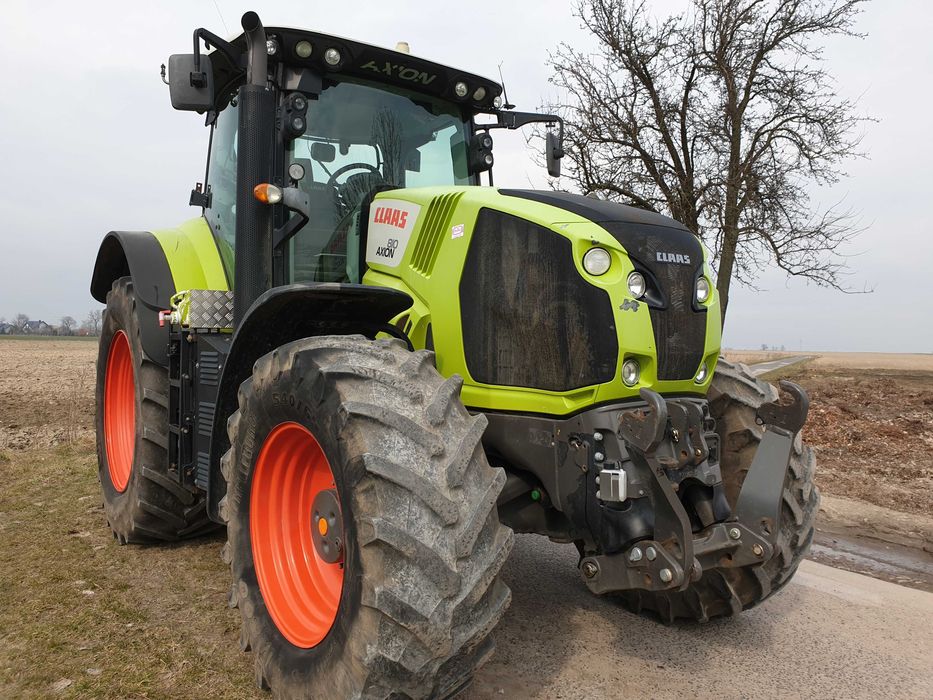 Claas Axion 810 dwa 850 Tuz Wom pneumatyka fendt john deere massey