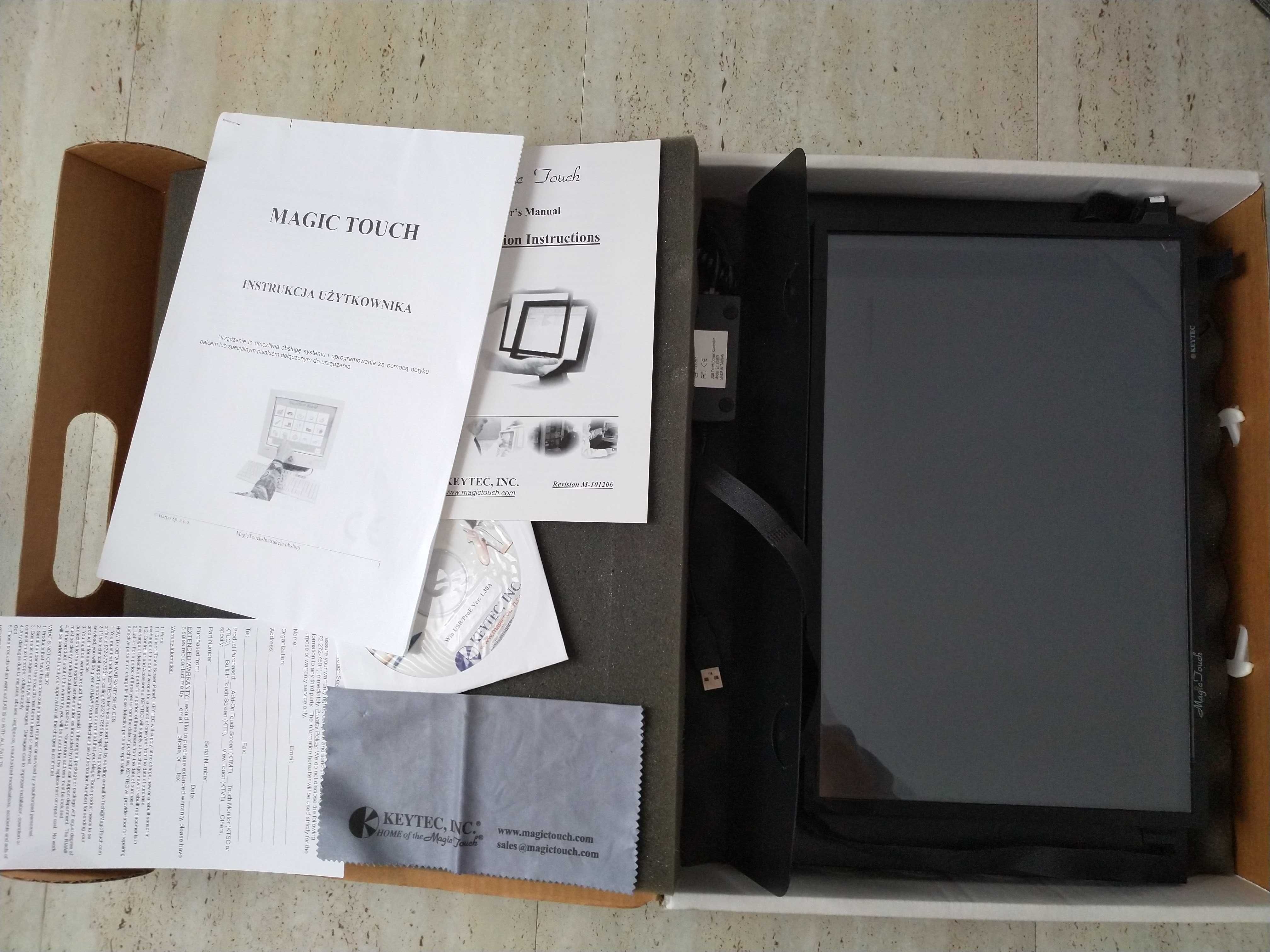 Nakładka dotykowa na monitor 15 cali Magic Touch KeyTec