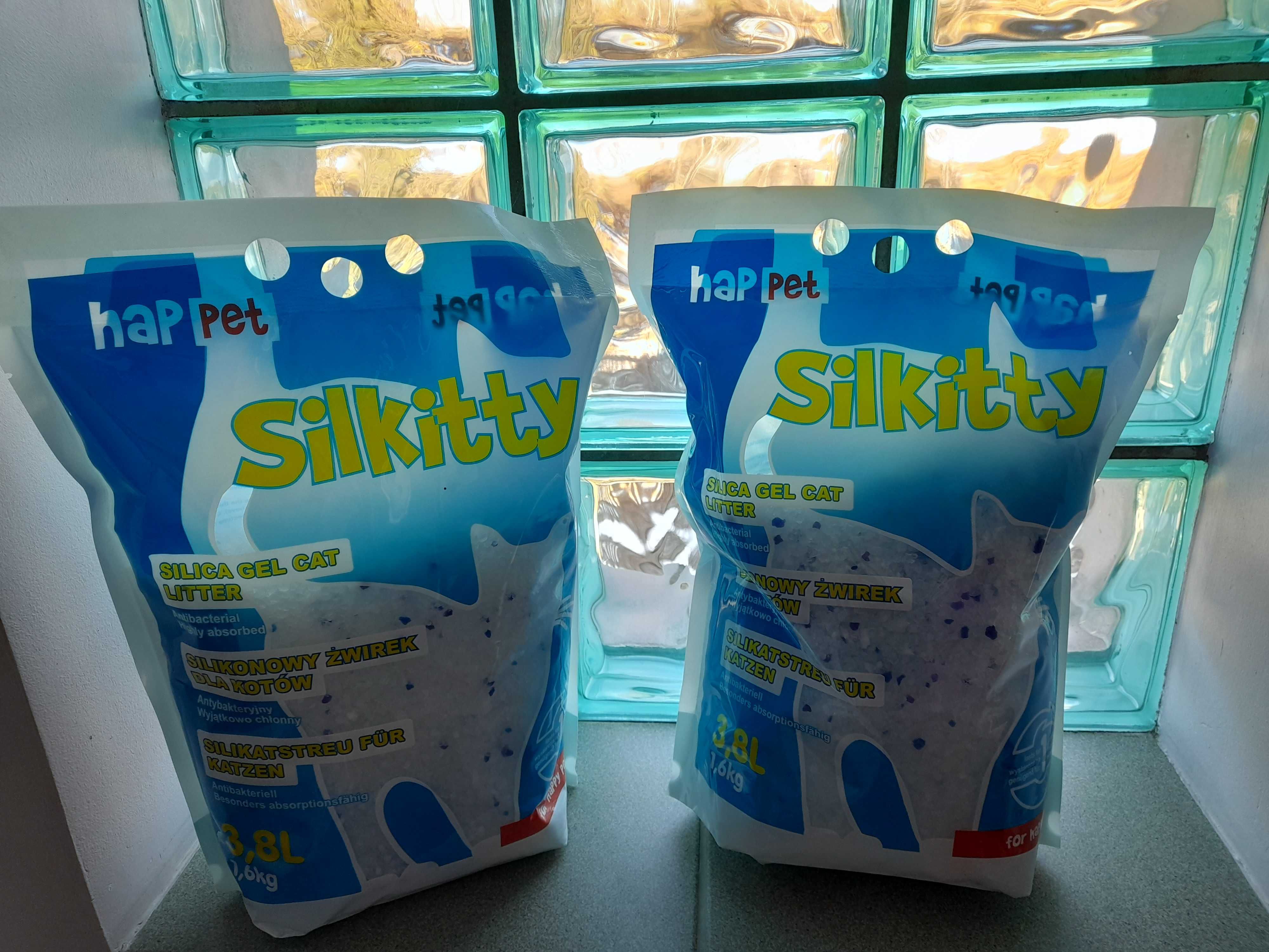 Żwirek dla kota SILKITTY silikonowy 3,8l 1,6kg