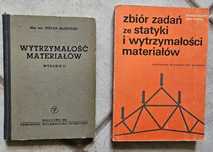 Zestaw 2 książki wytrzymałość materiałów 1954