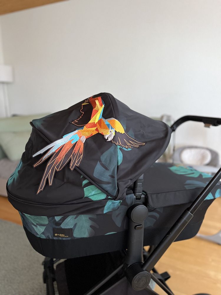 Коляска 2 в 1 Cybex Priam birds of paradise