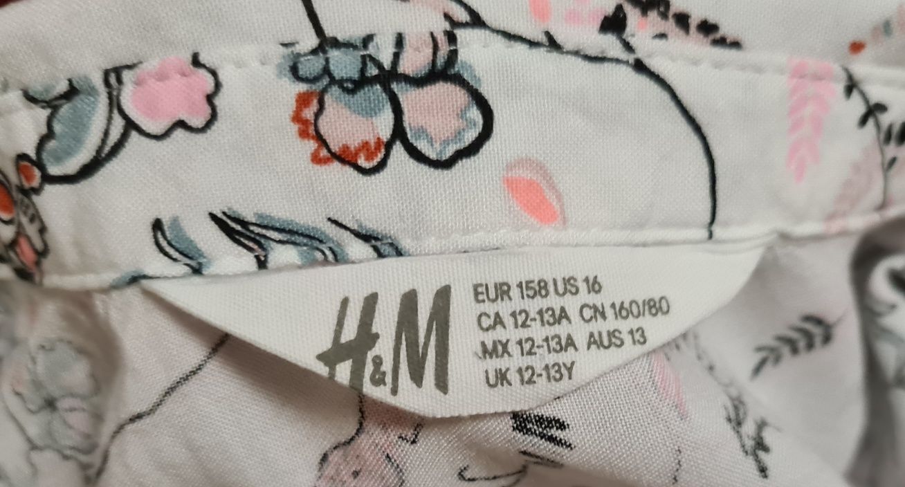 H&M koszula wiązana wiosna lato rozmiar 158