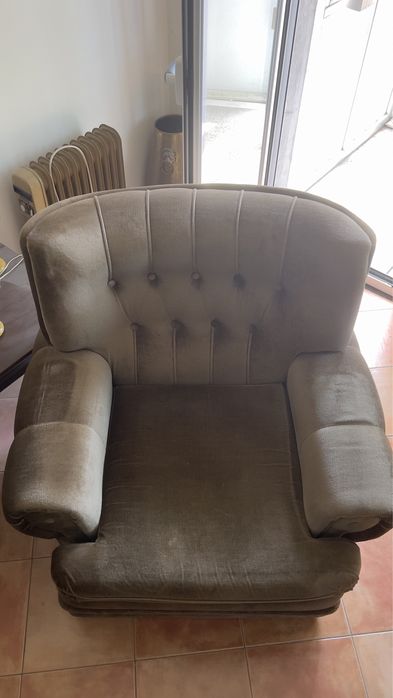 2 Cadeirões verdes Vintage