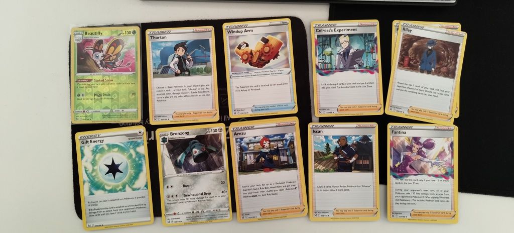 Cartas Pokémon bulk múltiplas eras