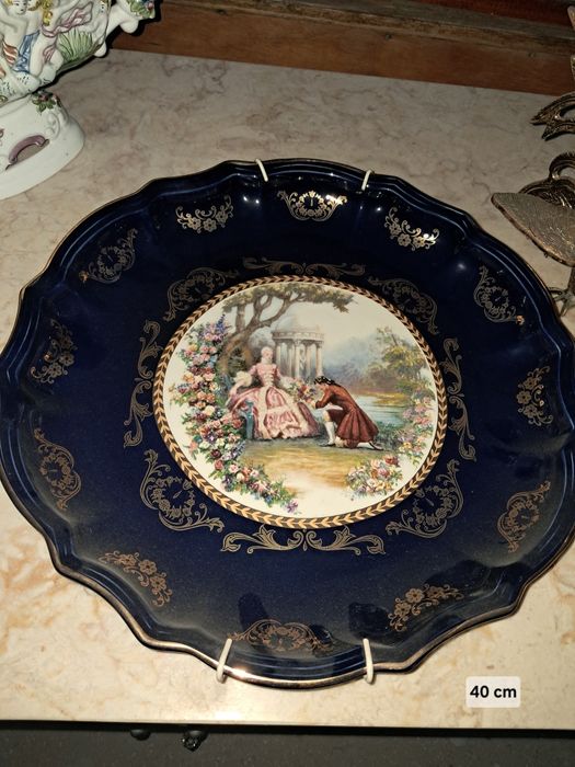 Conjunto jarra e prato grande