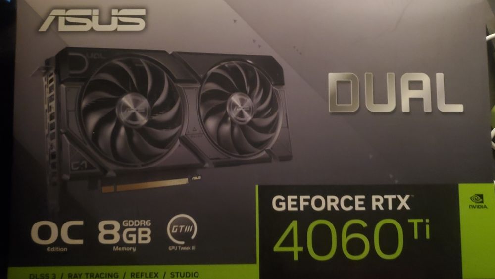 ASUS RTX4060Ti 8gb dual