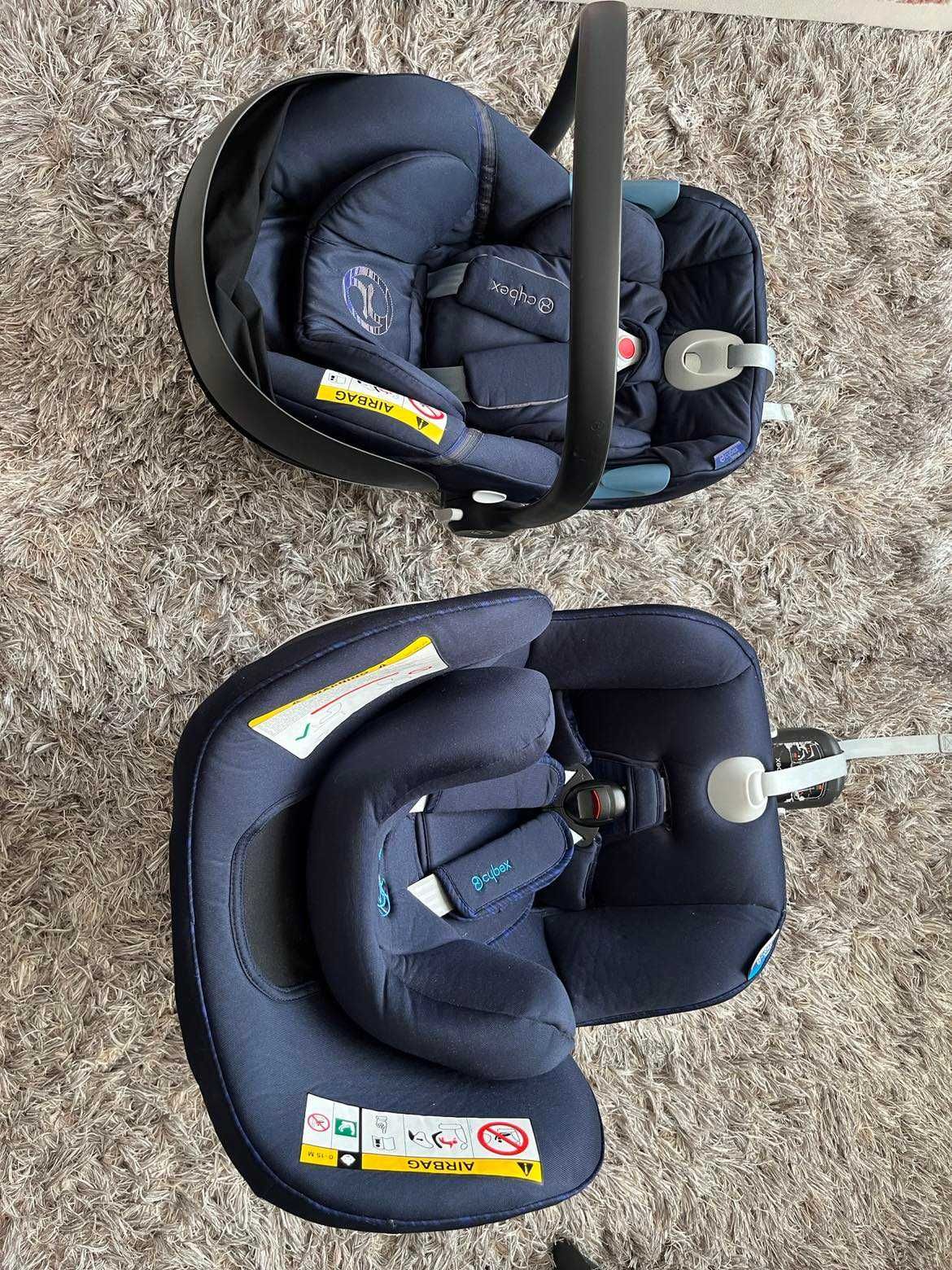 [ZESTAW] Foteliki Cybex Aton + Sirona M2 i-Size + Baza M (ISOFIX)