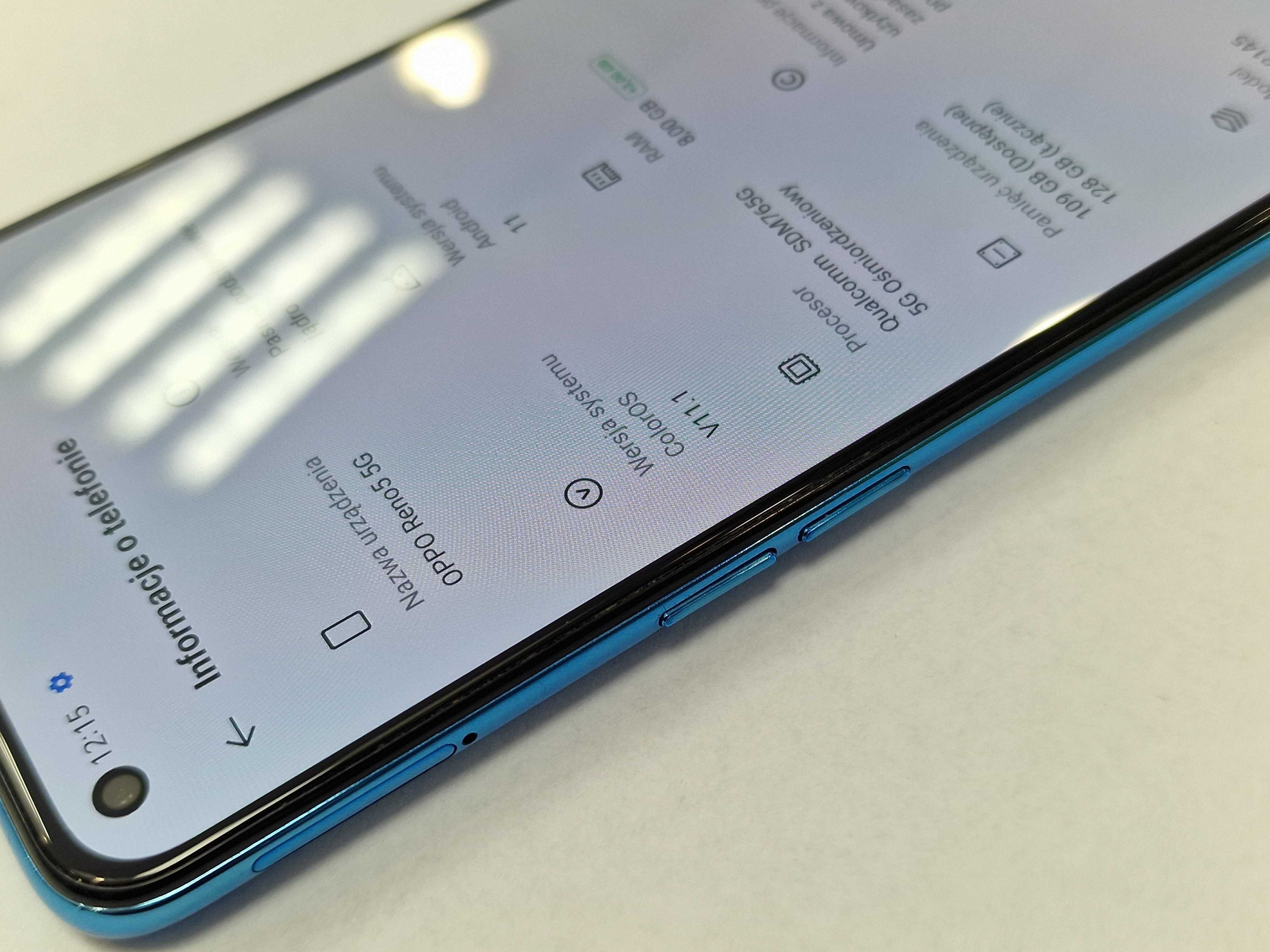 Oppo Reno5 5G Dual SIM/ 8GB/ 128GB/ Astral Blue/ Grade A-/ Gwarancja