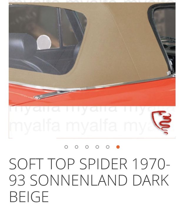 Alfa Romeo spider capota