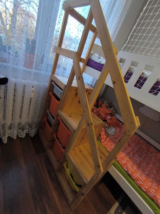 Regał Ikea Trofast schody do łóżka piętrowego