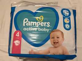 Памперсы Подгузники Pampers Active Baby Размер 4 (9-14 кг) 76 шт