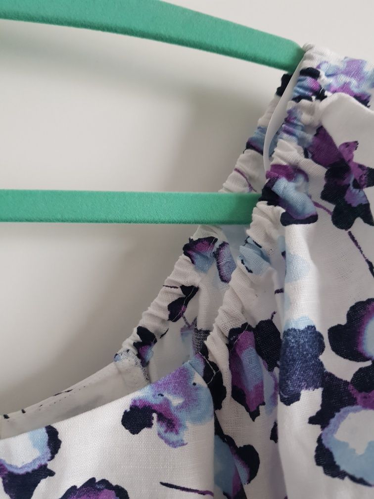 Marks&spencer sukienka na lato kwiaty midi 40