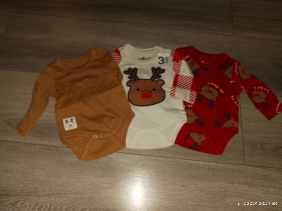 Body r 56-3pak  świąteczne