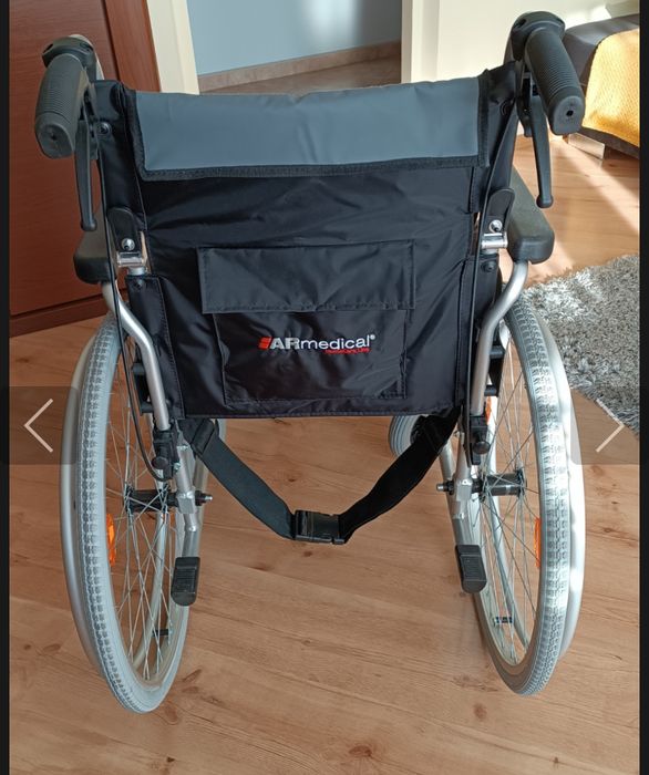 Ultralekki aluminiowy wózek inwalidzki- Ergonomic (AR-300) ARmedical