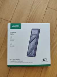 Корпус для SSD Ugreen CM559 M.2 NVMe і SATA USB 3.2 Gen2 Grey (90408)