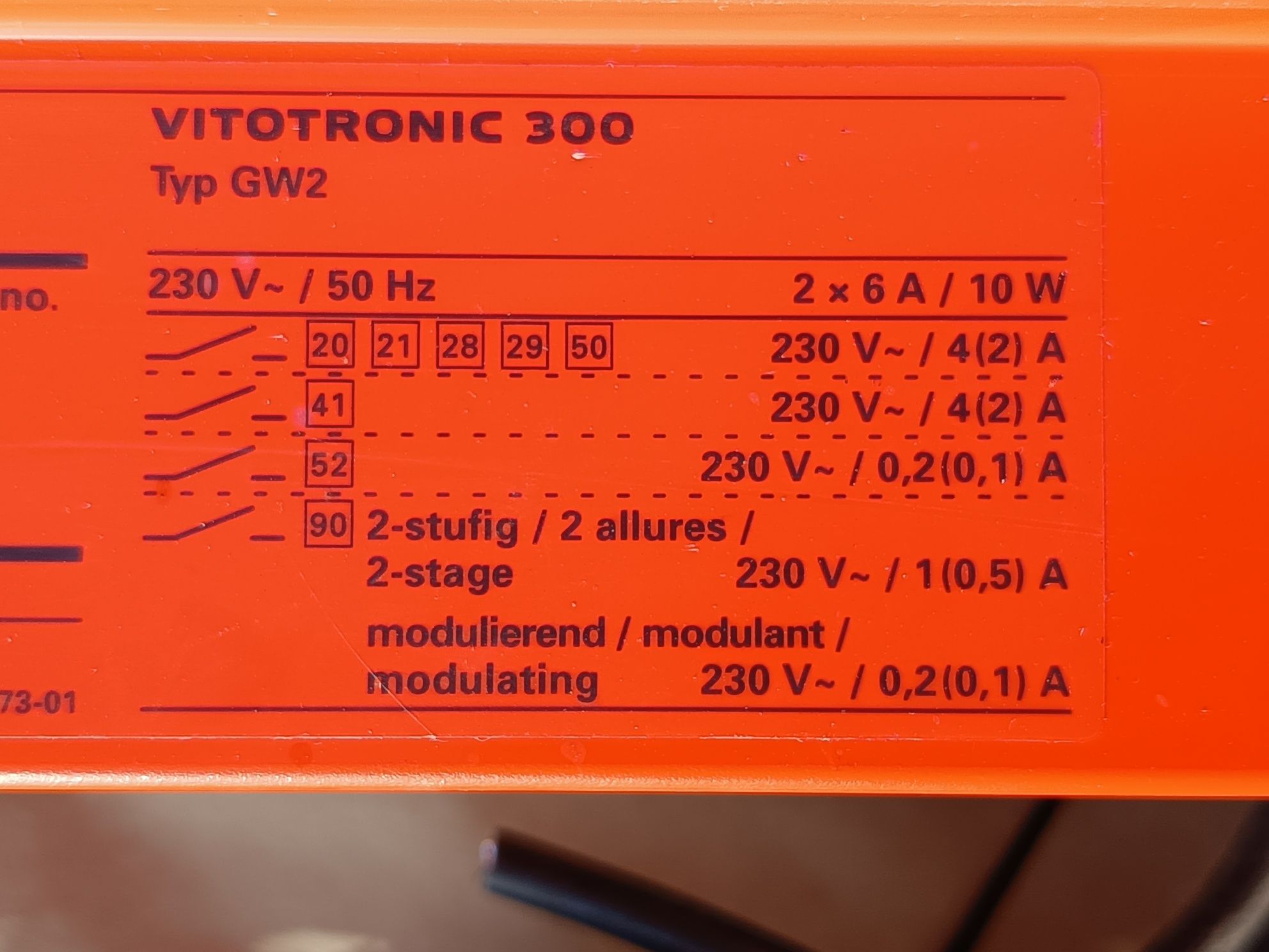 Sterownik Viessman Vitotronic 300 typ GW2.