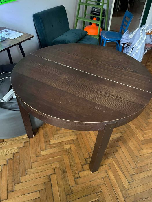 Stół okrągły rozkładany 115cm